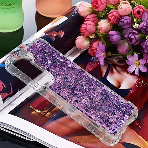 Coque paillettes Samsung S23 Plus transparente liquide girly - 7