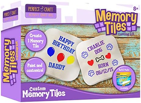 Perfect Craft 6" Memory Tile Cast & Paint Kit with Perfect Cast Casting Material