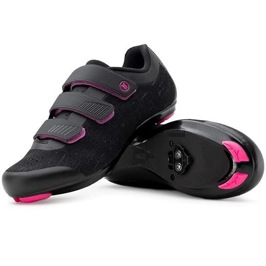 Tommaso Pista Womens Peloton Cycling Shoes Delta Clip & SPD Cycling Shoes— Delta Cleat Cycling Shoes & Indoor Cycling Shoes for Women— Spin Shoes Women Indoor Cycling with SPD Cleats & Peloton Shoes