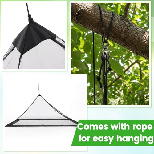CrystalSylara 1 Set Mosquito Netting for Camping with Carry Bag Compact Lightweight Mosquito Net for Bed Outdoor Sleeping Bags Tent Screen Rooms - image 3