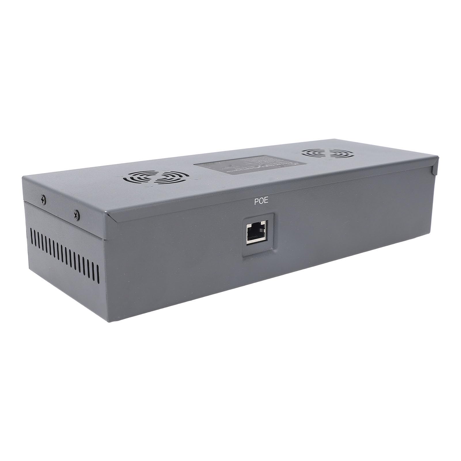 Qcwwy Wtryskiwacz i Separator Poe 48V Zestaw 150 W Gigabit Ethernet Wyjściowe z USB A i Type C, Dostosowane do Urządzenia, Które Wymaga Szybkiej Mocy i Prędkości Sieciowej (wtyczka UE)