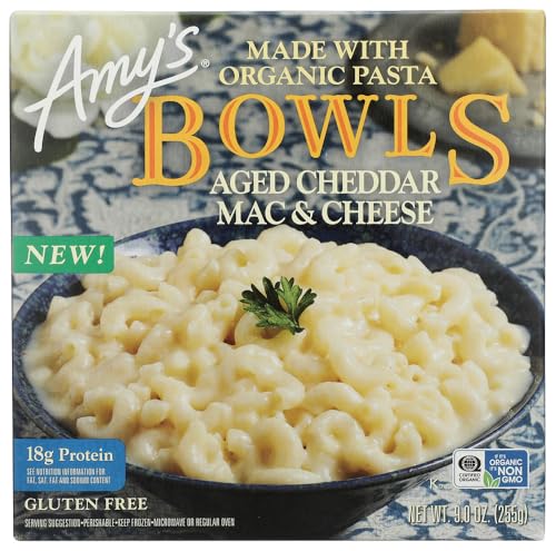 Amy's Aged Cheddar Mac & Cheese Bowl, 9 OZ