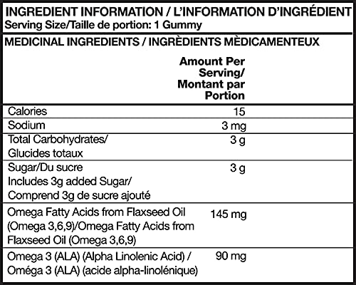 Focus Fast Kids Omega 3 Gummies. Support Brain Function & Cognition. Non Gmo, Vegan, Plant Based Derived From Flax Oil & Alpha-Linolenic Acid. #TOP2
