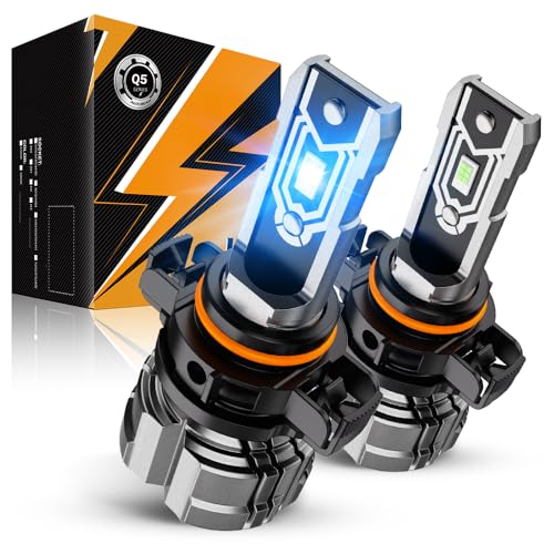 Image of Auxbeam Q5 Series 2504 PSX24W Fog Lights Ice Blue Offroad Lights 10000LM | 400% brightness, quick installation, all in one design, fanless, quiet, plug and play, 8000k ice blue