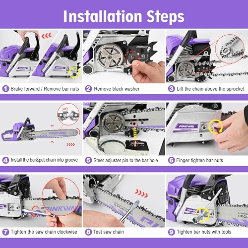 63CC Gas Chainsaw 20-Inch
