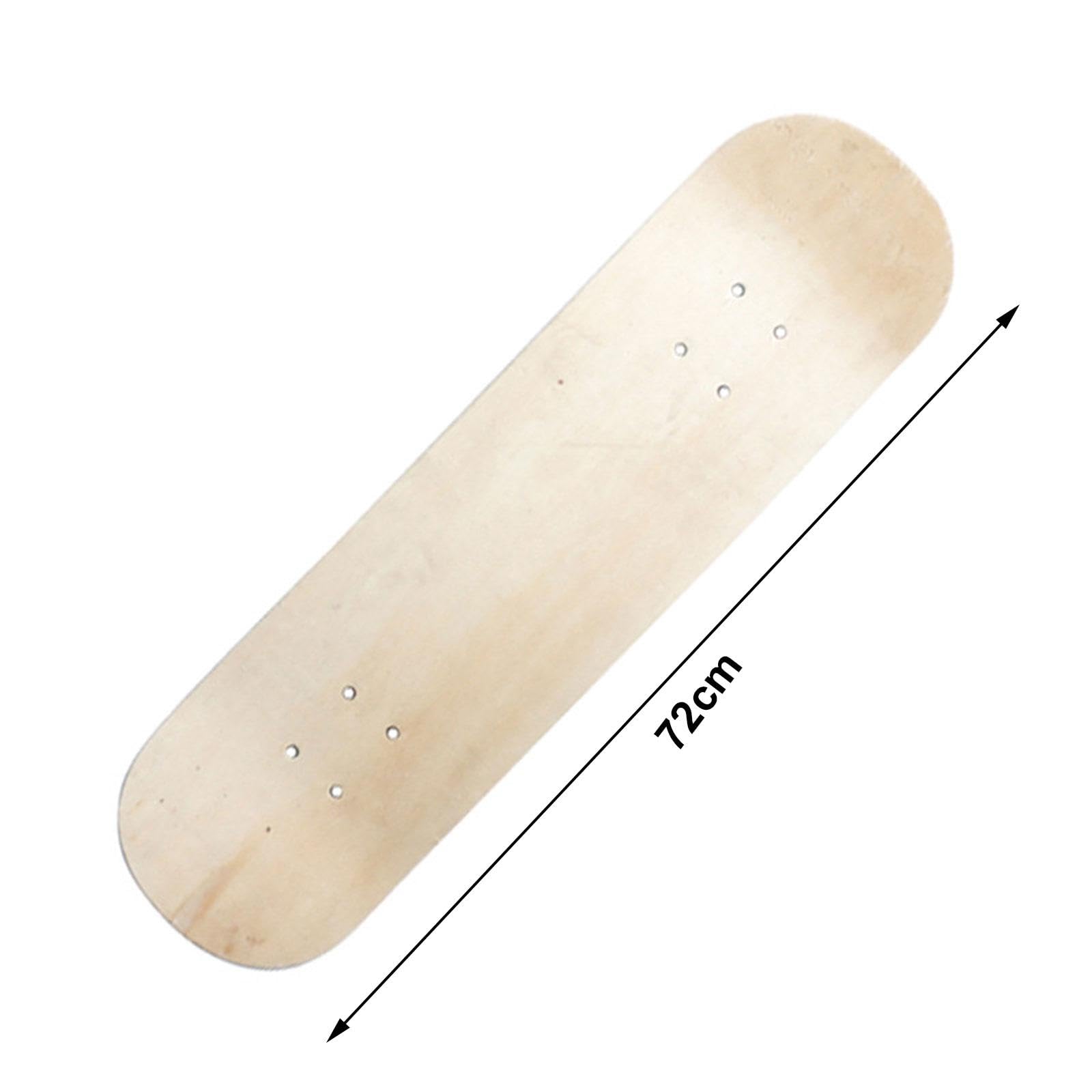 Tavola Da Skateboard Vuota, Accessorio per Skateboard Fai Da Te, Tavola Da Longboard Vuota di Ricambio, Tavola Da Pittura Artistica per Principianti