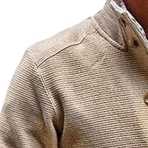 Mens Casual Shawl Collar Cardigan Sweater Long Sleeve Cable Knit Button Chunky Outwear Winter Sweaters With Pocket2