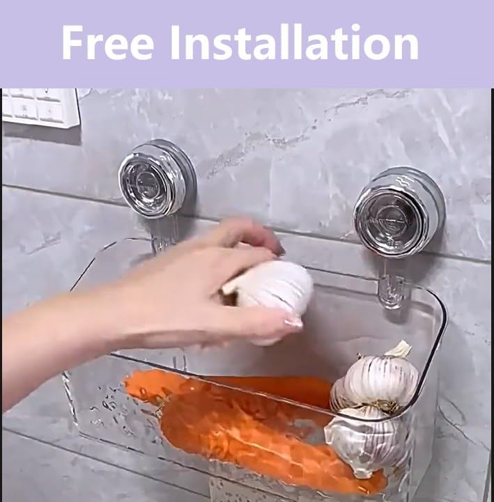 Miniatura 2 de Estante ligero de lujo con ventosa con patrón de glaciar, organizador de ducha de baño 2024, ventosa para organizador de ducha de esquina (estilo A