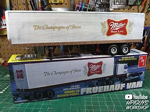 Miniatura 7 de AMT Fruehauf - Semirremolque de 40 pies (Miller Beer) a escala 125