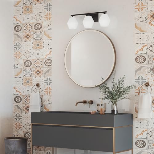 Progress Lighting Copeland Collection Three-Light Matte Black Mid-Century Modern Vanity Light (P300432-31M) by Progress Lighting - Image 9