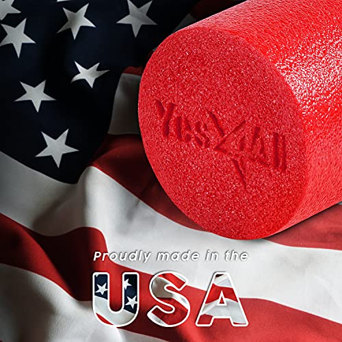 Yes4All Soft-Density Round Pe Foam Roller 12/18/ 24/36 Inch For Deep Tissue, Muscle Massage, Back, Legs #TOP1