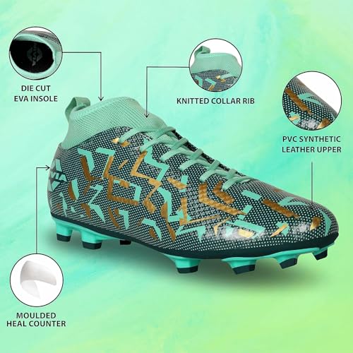 Image of Nivia Pro Encounter 10.0 Football Stud for Men /Comfortable and Lightweight /Sports Shoe