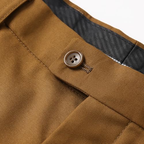 Men's Suits Slim Fit, 3 Piece Suits for Men, 2 Buttons Solid Jacket Vest Pants, Tuxedo Set for Business, Wedding 6