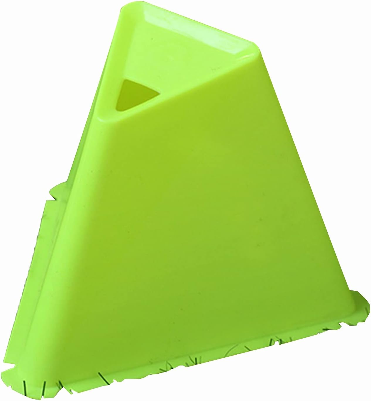 Sports Cones Children's Football Plastic Cone, 15cm/7" Agility Marking Cone, for Training, Football, Sports, Field Traffic Cones, 10 Packs (Color : Green, Size : 10pcs)