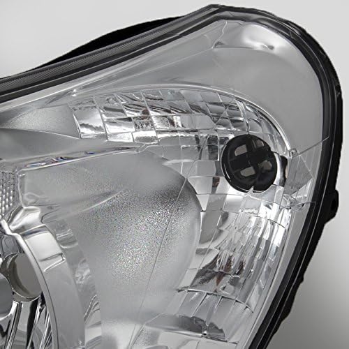 AKKON - For Chrysler Sebring 4Dr Sedan Chrome Clear Replacement Headlights Headlamp Front Lamps Left+Right Pair