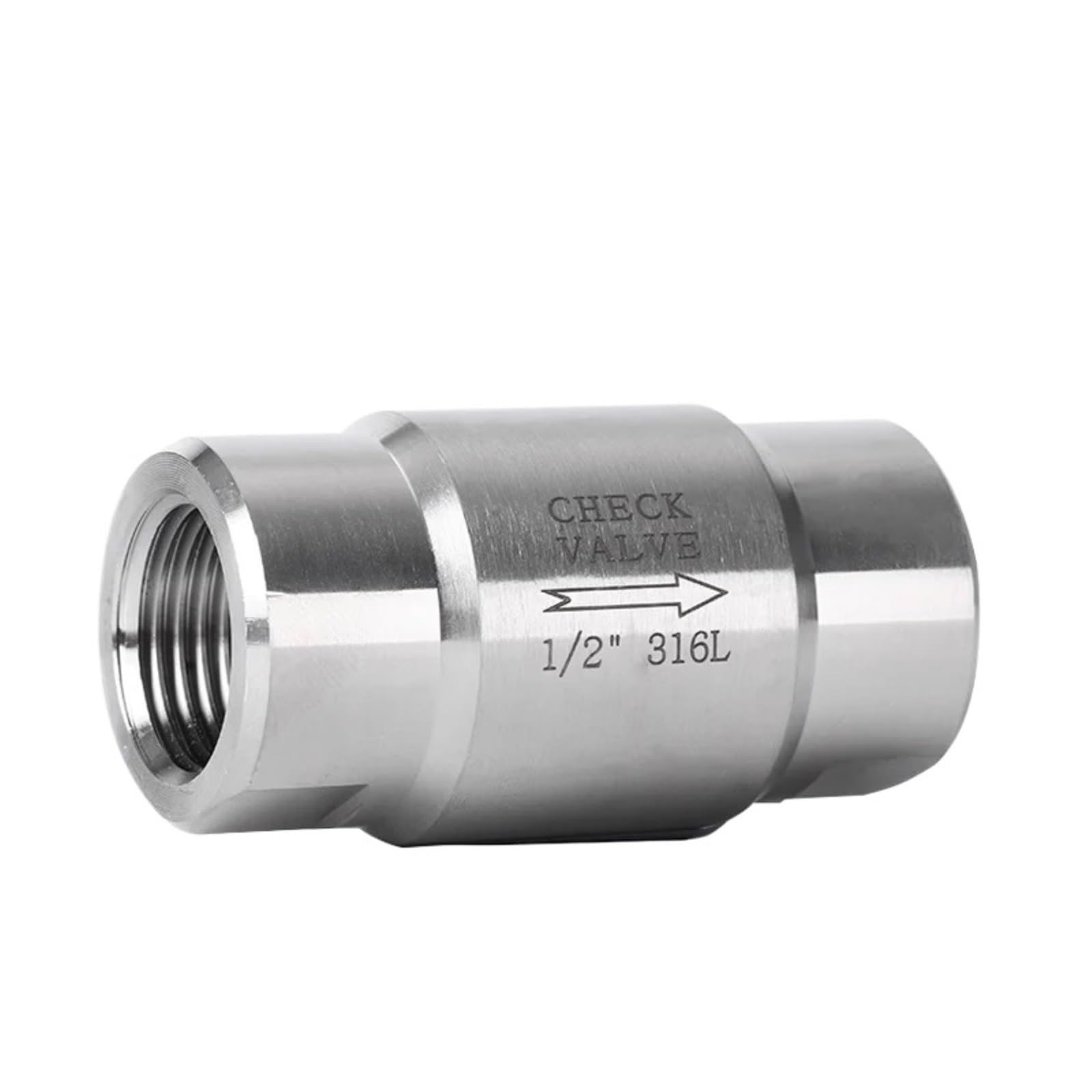 Clapet anti-retour haute pression 4 points inox 316L haute température