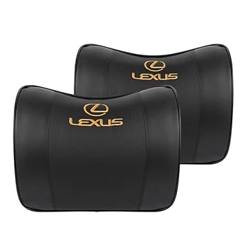Amazon | レクサス 新しい 刺繍 レザー 低反発 ネックパッド IS