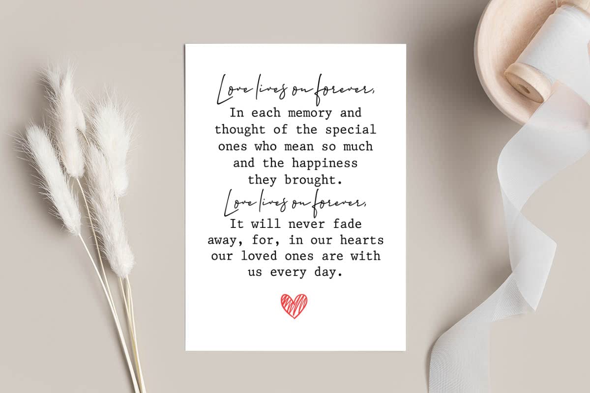 Emily Gift Sympathy Card - Condolence Card - Bereavement Card - Sorry For Your Loss - Thinking Of You - Kind Words For Grieving