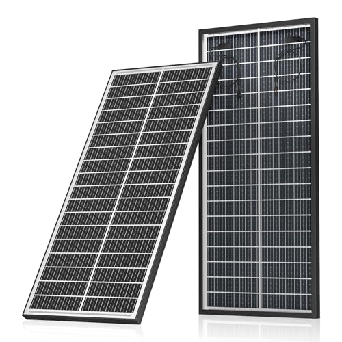120W Bifaziales Solarpanel, Monokristallines Photovoltaik Solarzelle, Doppelseitige Solarmodul...