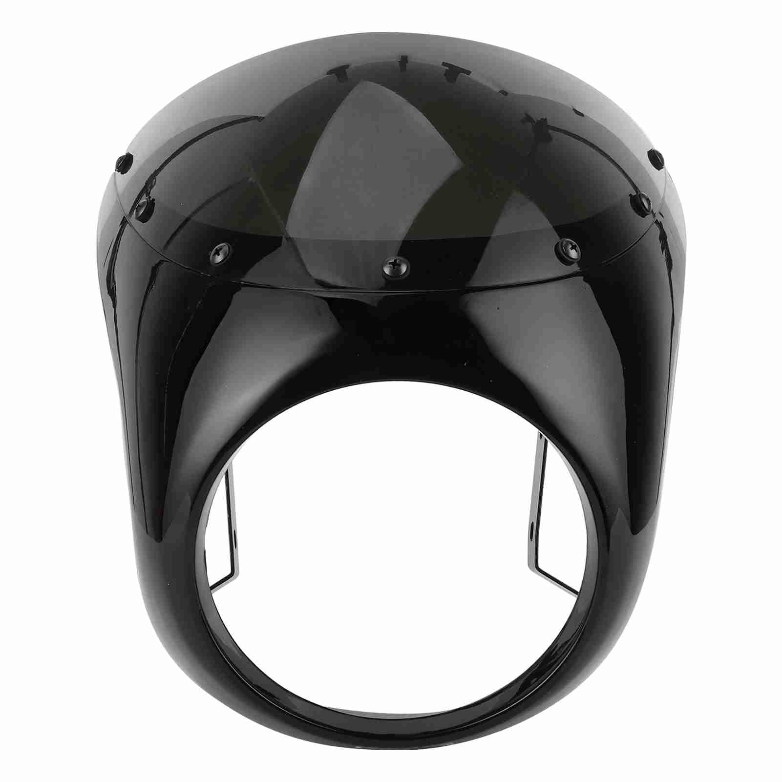 Cocoarm Owiewka Reflektora Owiewka Przedniej Szyby ABS 7 Cali Uniwersalna dla Motocyklistów z przezroczystą soczewką Łatwa Instalacja Ochrona Przed Wiatrem Redukcja Przepływu Powietrza Do Użytku