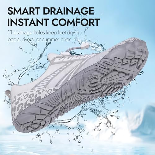 Image of ATHMILE Water Shoes for Women Men Barefoot Shoes for Swim Beach Hiking Pool | Quick Dry Non-Slip Wide Toe Box Shoes for River Kayak Fishing Lake Cruise Vacation Outdoor Water Activities