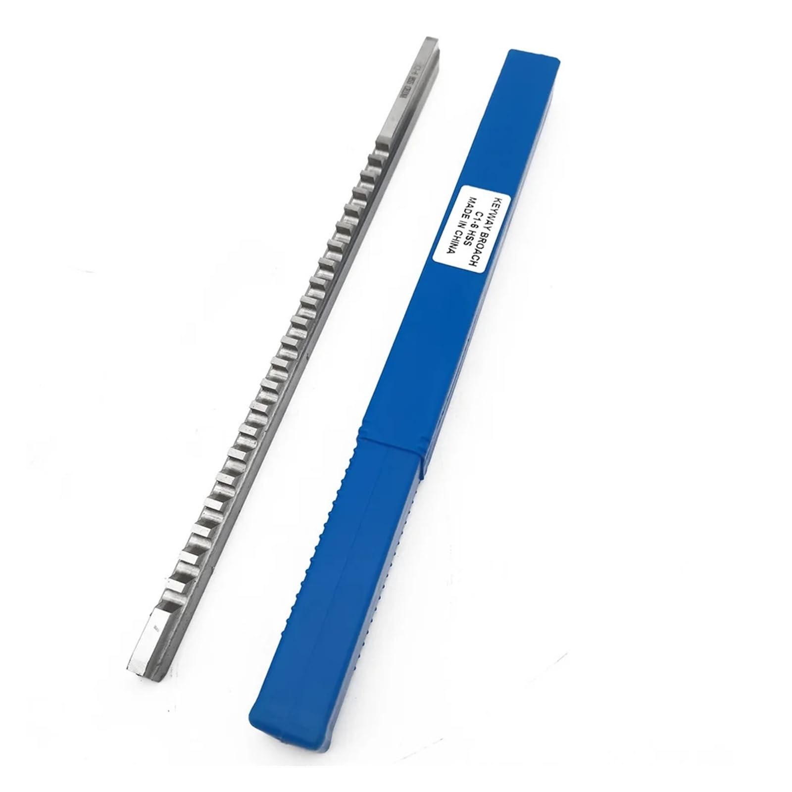 Broche à rainure de clavette de type poussée C1 de 6 mm, outils de brochage métriques for fraiseuse CNC et travail des métaux Résistance à la chaleur