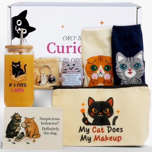 Funny & Christmas Gifts for Cat Lovers for Women