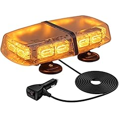 72 LED Rundumleuchte, 12/24V Amber...