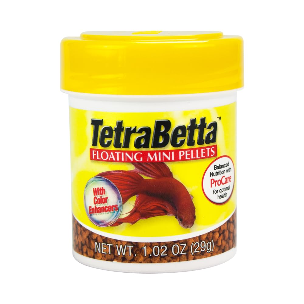 Tetra BettaMin Small Pellets Fish Food For Betta Fish, 1.02 oz