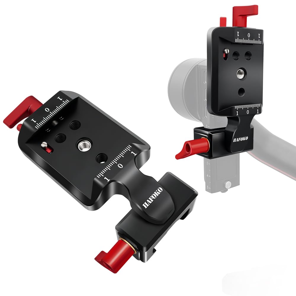 RS3 Verticale Montare,Giunto Gimbal Telecamera Piatto Orizzontale Verticale Soluzione Compatibile per DJI Ronin S3/Ronin S3 PRO per Fotocamera YouTube Tiktok Video Riprese Verticali Estese