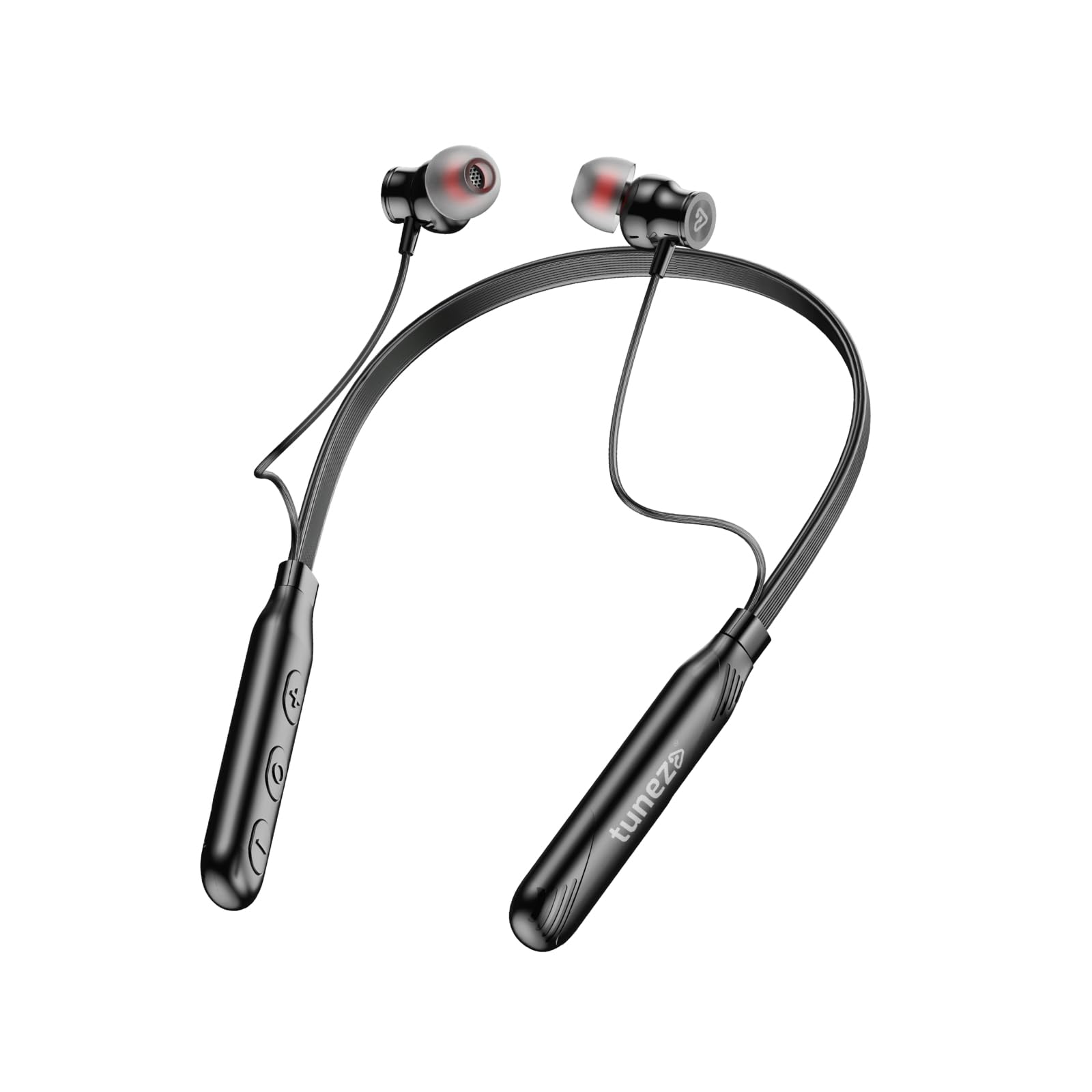tunez Rhythm R10 Wireless Neckband (Black)-image-31