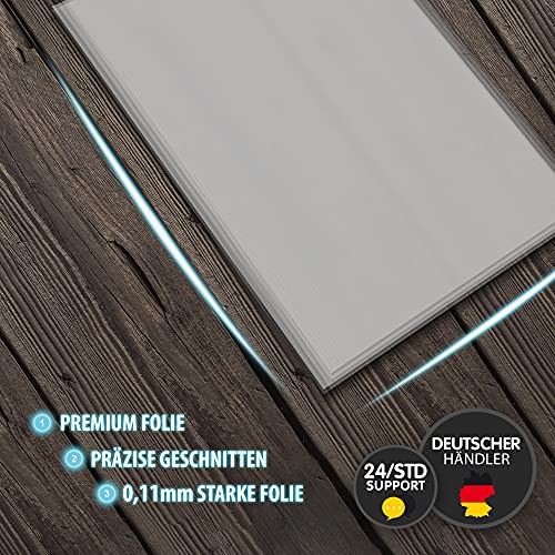 100 feuilles de film pour rétroprojecteur PEMIUM - DIN A4 transparent - Pour imprimantes LASER, copieurs - Films OHP très épais - Impression et projection de haute qualité - MADE IN GERMANY