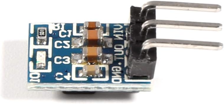 Dorhea 7 Pack 3.3V DC-DC Buck Converter 3 Pins AMS1117-3.3V DC 4.75V-12V to 3.3V Voltage Regulator Step Down Power Supply 800mA Buck Module