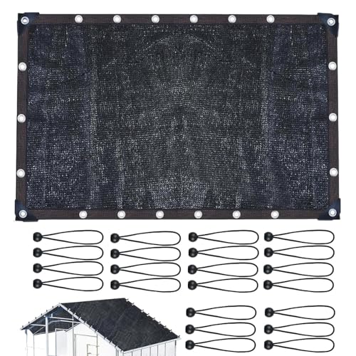 Paño de sombra para gallinero, red de gallinero con cordones de bola, tela de malla transpirable para patio, porche, patio, jardín, invernadero, balcón, patio