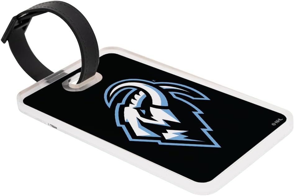 Desert Cactus Utah Mammoth Luggage Tag – Official NHL National Hockey League Travel ID Label for Suitcases, Bags, and Carry-Ons (Acrylic Luggage Tag A)