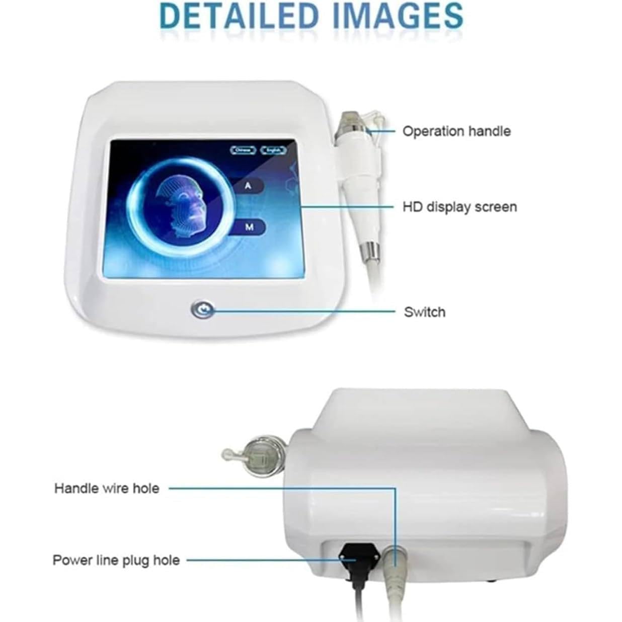 Professionelle fraktionierte Microneedling-Gesichtslifting-Maschine, fraktionierte RF-Hautstraffung, Reparatur von Akne, Entfernen von Skins Care Beauty Machine