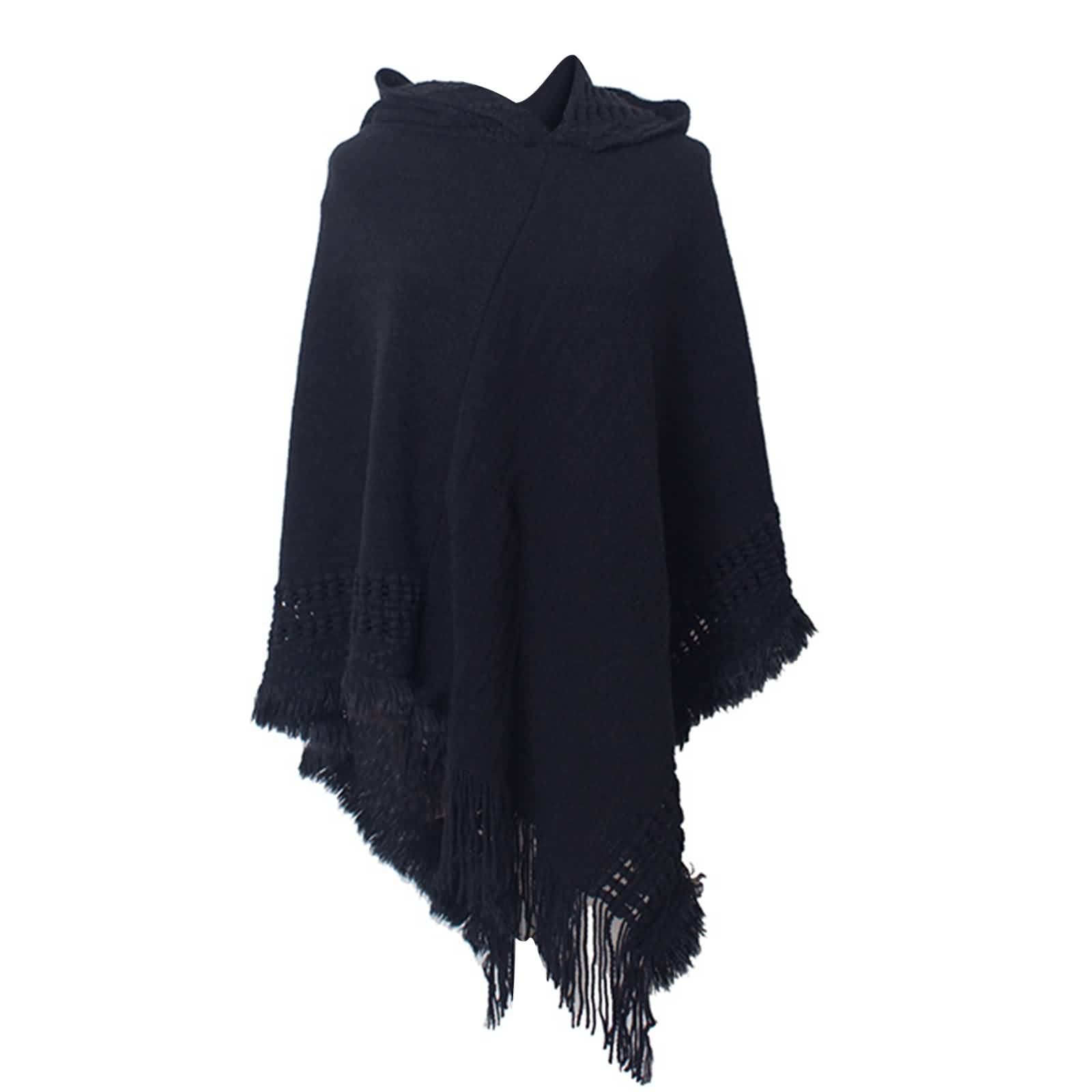 Bufandas de invierno para mujer, bufanda cálida, linda de acrílico con capucha, accesorios para el cuello para mujer, regalo, Estilo 2