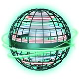 2025 Flying Orb Ball Toy - Christmas Cool Novelty Gift Hover Ball Galaxy Boomerang Hand Drone Magic Floating Ball Orbit Mini Outdoor Fidget Toy Stocking Stuffer for Kids Boys Girls Teens - (Green)