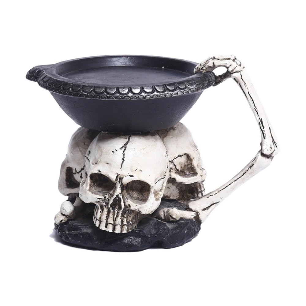 Candle Holder Candlestick Foyer Desktop Storage Tray Halloween Theme Decoration Background Props