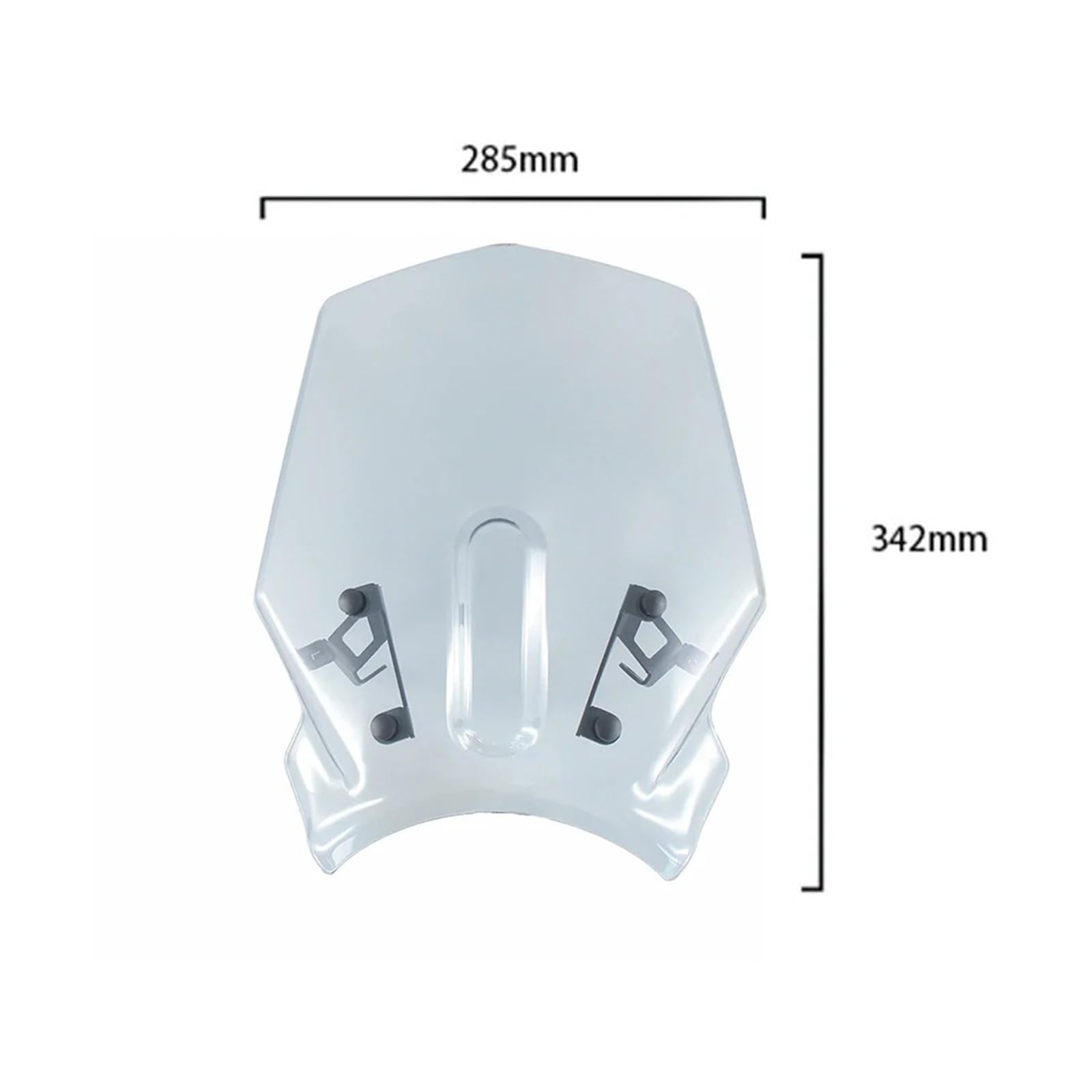 Dla CB125R Dla CB125R Dla CB250R Dla CB300R 2018-2023 Owiewka Motocyklowa Osłona Przed Wiatrem Deflektor Wiatru Akcesoria Ochronne Szyba przednia motocyklowa(Light Grey)
