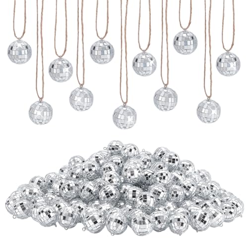 Mini Boules Disco pour Fête d'Anniversaire et Mariage Thème Années 70 80, Lot de 200 Pièces