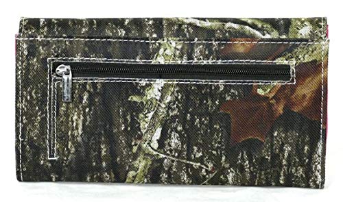 Western Pink Camouflage Flower Rhinestone Purse W Matching Wallet #TOP5