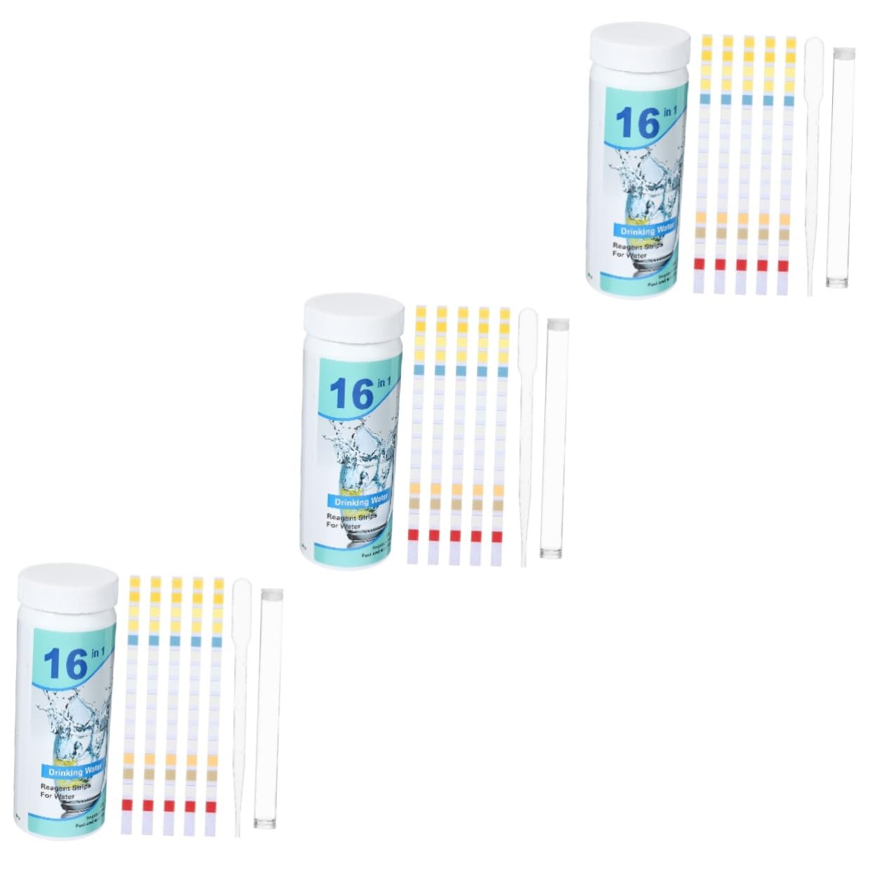 3 Sätze Testpapier Für Die Wasserqualität Testen Aquarium Wassertest Wasser Test Teststreifen Für Die Trinkwasserqualität Trinkwasser-teststreifen Das Haustier 100 Stück * 3