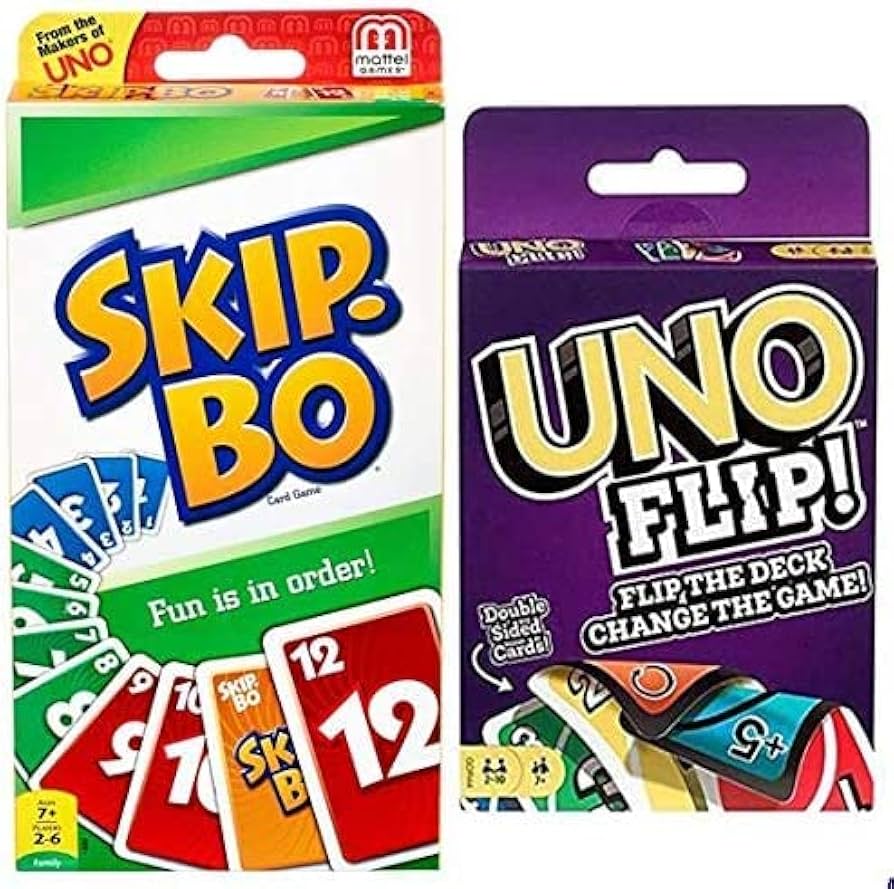 Amazon.co.jp: UNO フリップカードとUNO スキップ BOカード 2枚