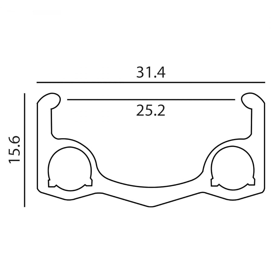 Amazon.com: RIM AN (AM) 20 406x25 PBR 36 BK/NMSW : Sports