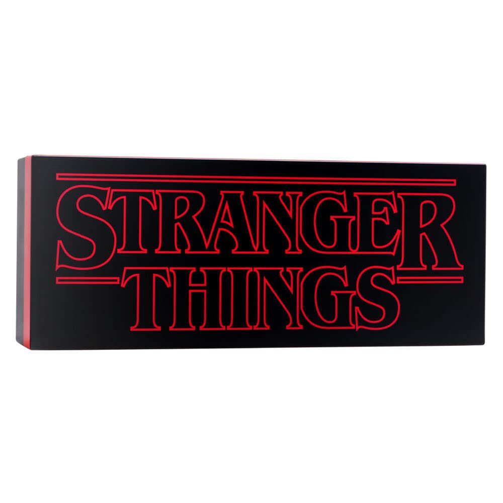 Paladone Stranger Things Logo Light with 2 Light Modes, Stranger Things Glowing Sign Decor and Gift, Officially Licensed Merchandise