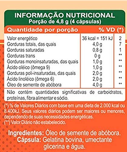 Kit 3 Óleo de Semente de Abóbora 60 cápsulas Unilife