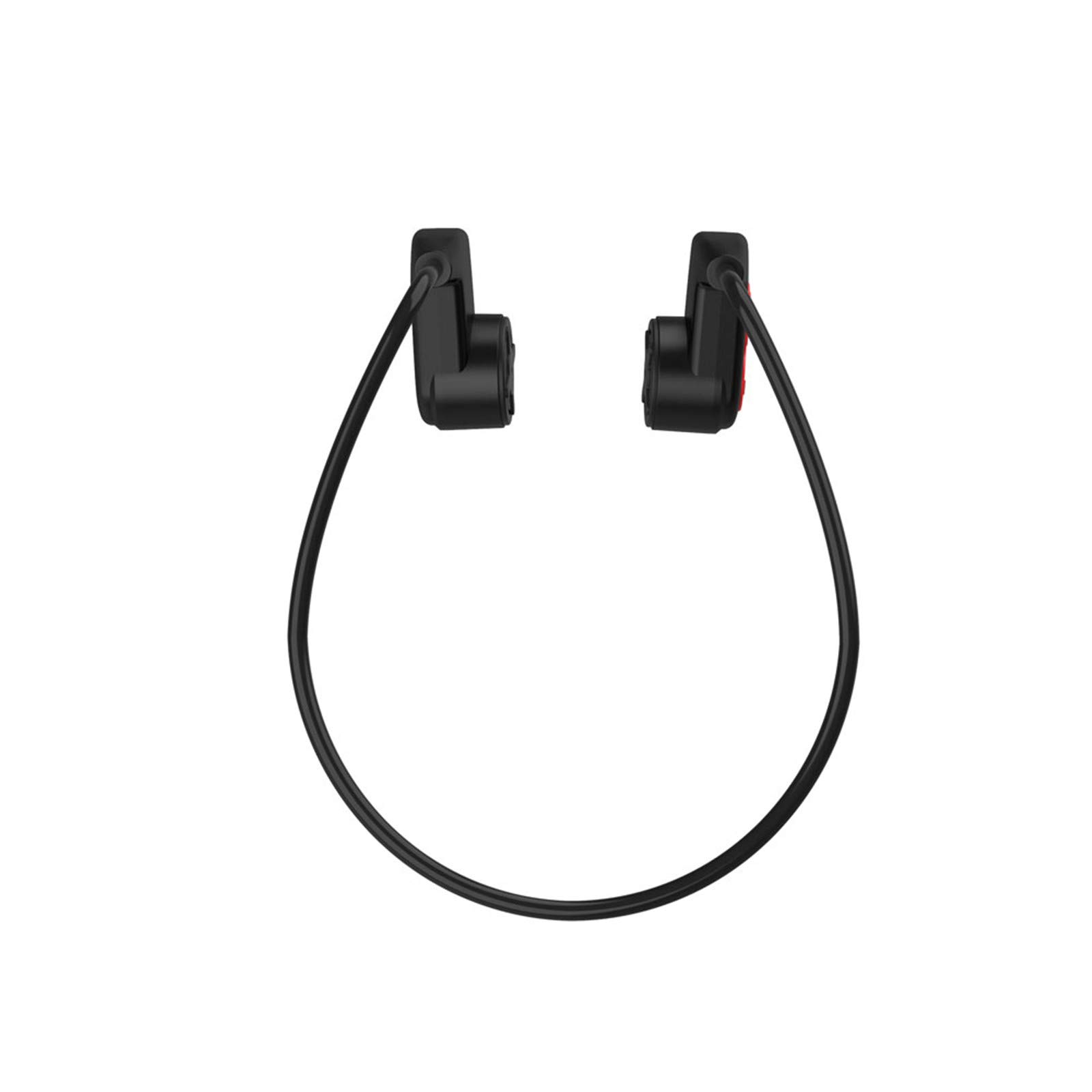 2 w 1 przewodnictwo kości słuchawki Bluetooth 5.0 IP68 wodoodporny odtwarzacz MP3 16 g pamięć zestaw słuchawkowy do pływania na zewnątrz sportowe słuchawki HiFi (czarny)