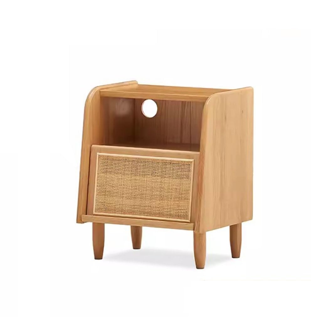 BHGFYXBS Side Tables Bedroom Bedside Table Nordic Home Bedroom Storage Cabinet Solid Wood Furniture Storage Side Cabinet Bedside Tables