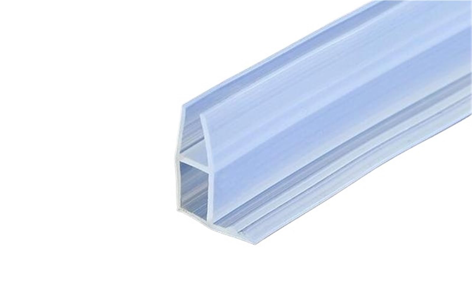 AMZBNEIDI Shower Seal Magnetic Strips, Shower Screen Seal Strip 5m Silicone H/U/F/Corner Shape for 6-12mm Glass(10mm,Corner type)